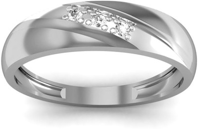 AG Jewellery Malika Sterling Silver Diamond Ring, White