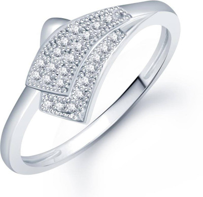 

Sukkhi Alloy Cubic Zirconia Rhodium Plated Ring, White