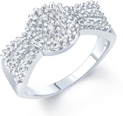 

Sukkhi Splendid Alloy Cubic Zirconia Rhodium Plated Ring, White