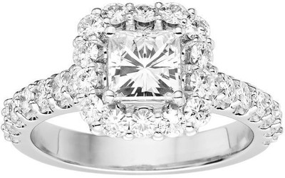 

Kiara Jewellery Tejshree Sterling Silver Swarovski Zirconia Gold-plated Plated Ring