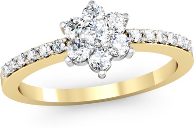 

Vachya Glory 14kt Diamond Yellow Gold ring(Yellow Gold Plated)