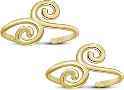 

Vorra Fashion Fancy Sterling Silver Gold-plated Plated Toe Ring, Yellow