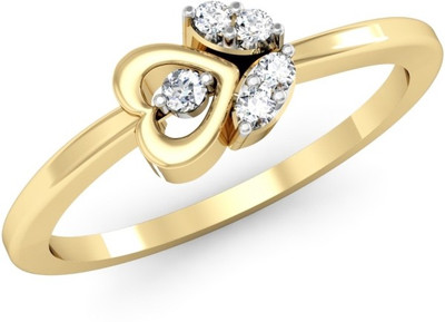 

Kataria Jewellers The Elinore BIS Hallmarked Gold 14kt Diamond Yellow Gold ring