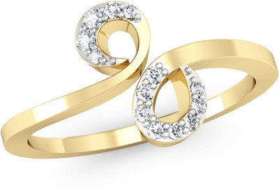

Vachya Glory 14kt Diamond Yellow Gold ring(Yellow Gold Plated)