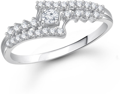 

Meenaz Alloy Cubic Zirconia Ring, White