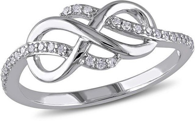 

Kiara Jewellery Aditi Sterling Silver Swarovski Zirconia Gold-plated Plated Ring