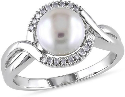 

Kiara Jewellery Shruti Sterling Silver Swarovski Zirconia Gold-plated Plated Ring