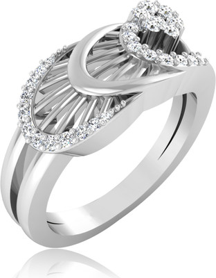 31% OFF on Forevercarat Tiara Metal Diamond Sterling Silver Plated Ring
