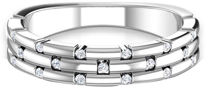 40% OFF on Jack n Jewel 0.40 Carat Metal Diamond Silver Plated Ring