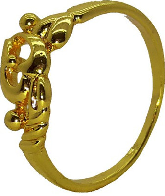 Kashika AVR0037 Copper 22K Yellow Gold Plated Ring available at flipkart for Rs.149