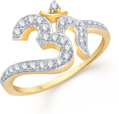 

Meenaz Alloy Cubic Zirconia Ring, White