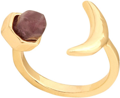 

Tipsyfly Chaand Tara Ring Alloy Ring, Gold