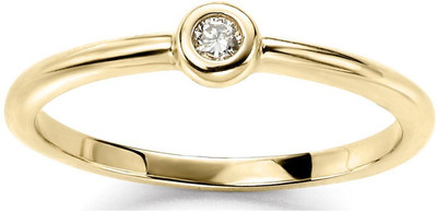 

Facetzinspire Real Gold Diamond Gold-plated Plated Ring
