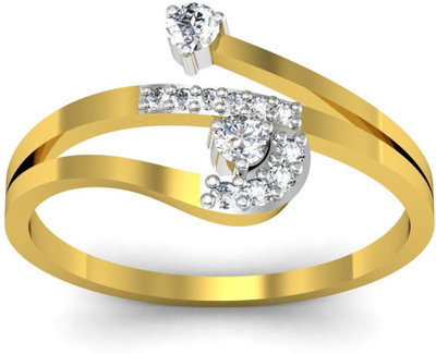 

Avsar Aparna 14kt Swarovski Crystal Yellow Gold ring