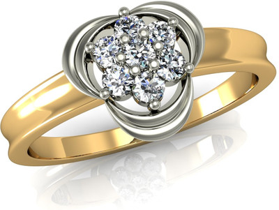 

Vachya JLR-16 18kt Diamond Yellow Gold ring(Yellow Gold Plated)