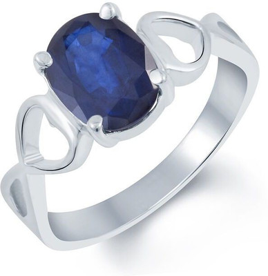 

G-Luck Silver Sapphire Ring, Blue