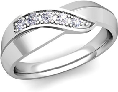 64% OFF on RM Jewellers Silver Cubic Zirconia Ring