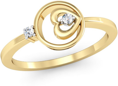 

Vachya Glory 18kt Diamond Yellow Gold ring(Yellow Gold Plated)