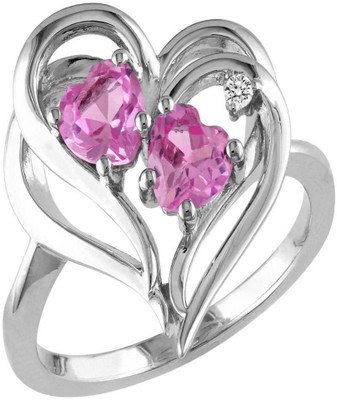

Kiara Jewellery Sterling Silver Swarovski Zirconia Ring, White