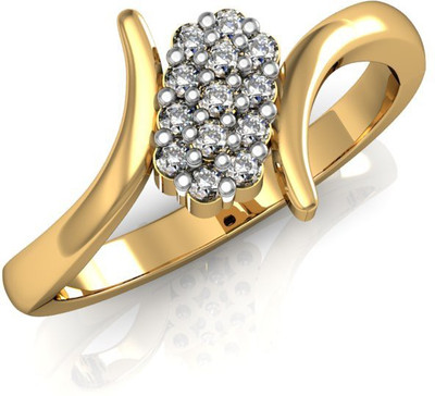 

Vachya JLR-36 18kt Diamond Yellow Gold ring(Yellow Gold Plated)