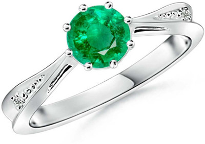 

Kiara Jewellery Silver Cubic Zirconia Rhodium Plated Ring