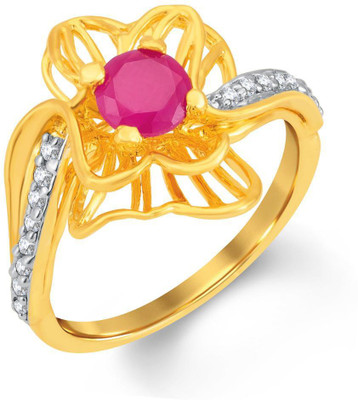 

Sukkhi Alloy Gold-plated, Rhodium Plated Ring, White;gold