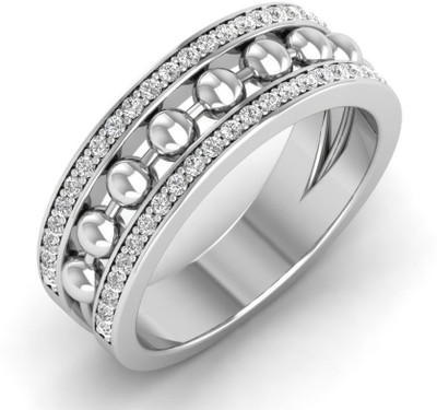 

ICR Jewels Sterling Silver Cubic Zirconia Sterling Silver Plated Ring