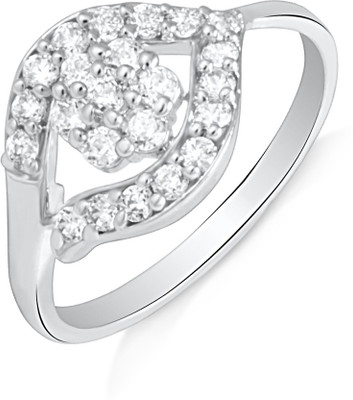 34% OFF on Mahi Splendid Alloy, Brass Cubic Zirconia Rhodium Plated Ring