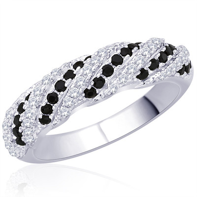 

Peora Midnight Glamour Sterling Silver Ring