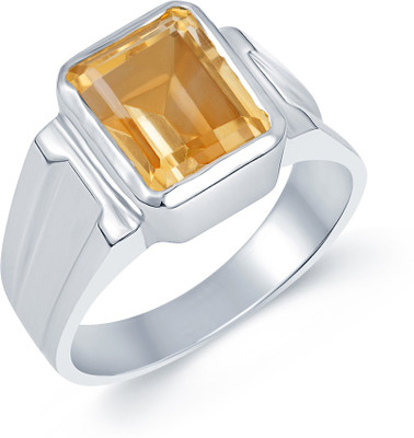 

G-Luck Silver Topaz Ring, Gold