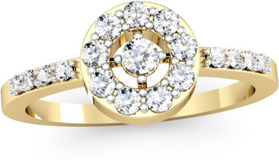 

Vachya Glory 14kt Diamond Yellow Gold ring(Yellow Gold Plated)