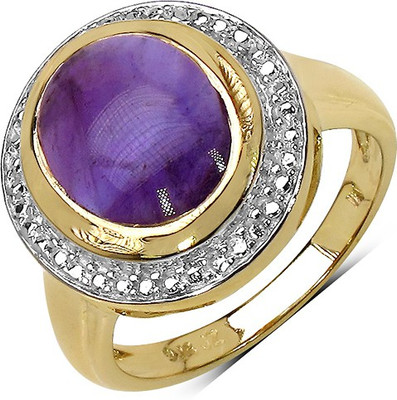 

Johareez Sterling Silver Amethyst Sterling Silver Plated Ring, Purple