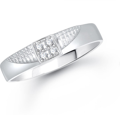 

Meenaz Alloy Cubic Zirconia Ring, White