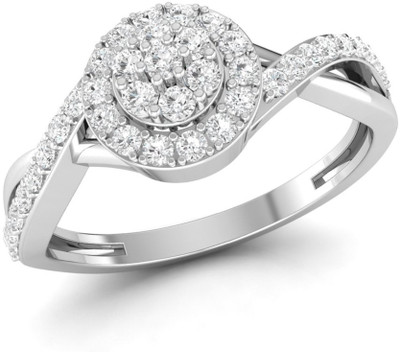 

Ciemme 0.50Ct.Exclusive Fashionable Engagement and Everyday wear Silver ring for Women Sterling Silver Cubic Zirconia Gold-plated Plated Ring, White