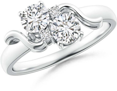 

Kiara Jewellery Silver Cubic Zirconia Rhodium Plated Ring