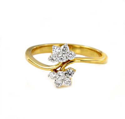 

Anopchand Tilokchand Jewellers Silver Cubic Zirconia Gold-plated Plated Ring