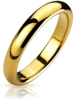 SEEYARA Romantic Band Brass Gold Plated Ring