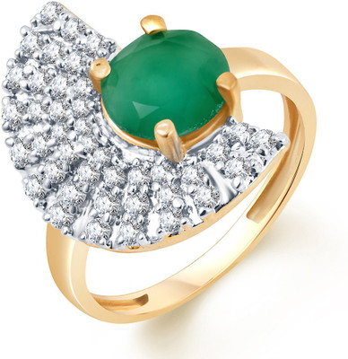 

Sukkhi Stylish Alloy Cubic Zirconia Gold-plated, Rhodium Plated Ring, Gold;white
