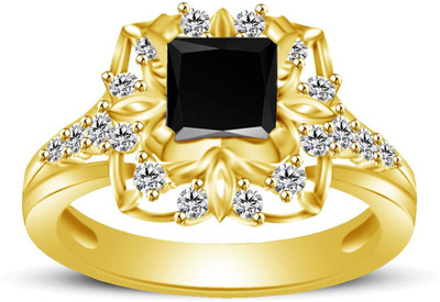 

Anopchand Tilokchand Jewellers Silver Cubic Zirconia Gold-plated Plated Ring