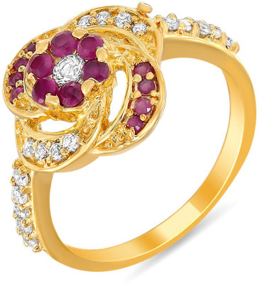 52% OFF on mahi Terrific Alloy, Brass Zircon, Ruby Gold Plated Ring 52% OFF on mahi Terrific Alloy, Brass Zircon, Ruby Gold Plated Ring
