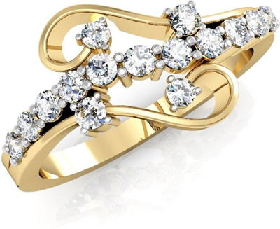 

Vachya JLR-61 18kt Diamond Yellow Gold ring(Yellow Gold Plated)
