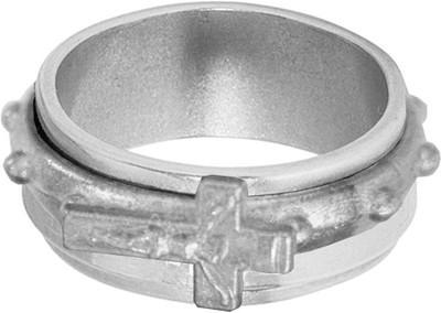 

Rich & Famous Christ Cross Fashion Alloy Ring, Silver