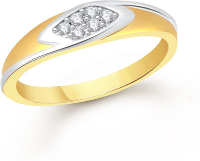 

VK Jewels Enticing Alloy Cubic Zirconia Gold-plated Plated Ring