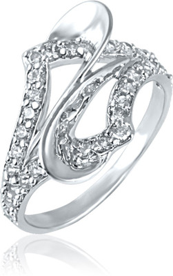 70% OFF on mahi Regal Dzire Alloy, Brass Cubic Zirconia Rhodium Plated Ring