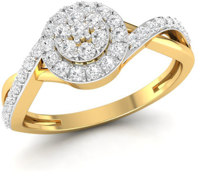 

Ciemme Sterling Silver Cubic Zirconia Gold-plated Plated Ring, Yellow