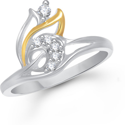 

VK Jewels Radiant Leaf Alloy Cubic Zirconia Gold-plated Plated Ring