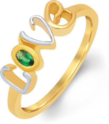 

Tarama Sterling Silver Swarovski Zirconia Gold-plated Plated Ring, Yellow