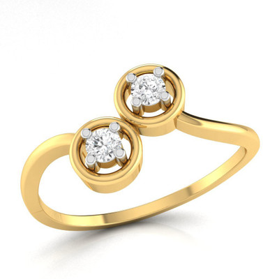 

Ciemme Sterling Silver Cubic Zirconia Gold-plated Plated Ring, Yellow
