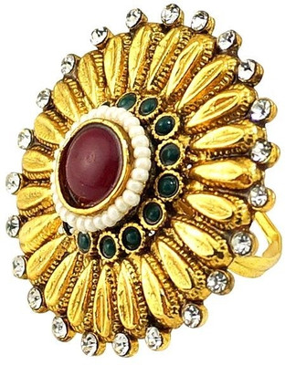 41% OFF on R S Jewels Gold Plated Latest Treand Alloy Gold Plated Ring