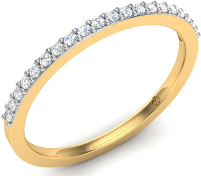 30% OFF on Theme Jewels Band LR-0071, Certified Real Diamond & 18Kt Hallmarked Yellow 18kt Diamond Yellow Gold ring